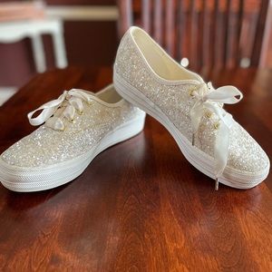 Ivory colored Kate spade Keds